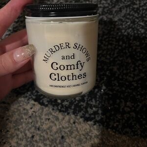 UnicornTrendz Murder Shows & Comfy Clothes Candle